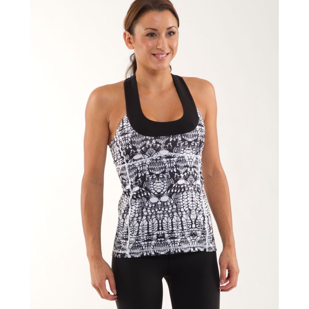 Lululemon Glacier Lace Scoop Neck Tank
